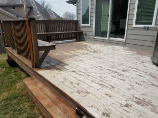 Deck Staining Before